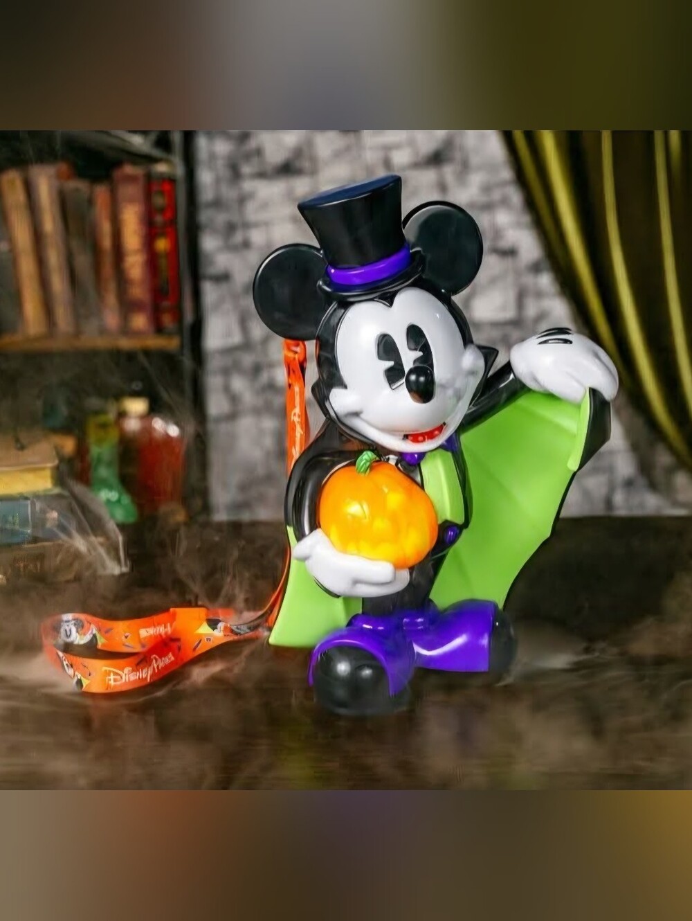 Disney Parks Vampire Mickey Mouse Light-Up Popcorn Bucket - NEW